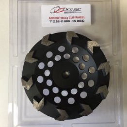 Edmar 7" Arrow Segment Diamond Cup Wheel