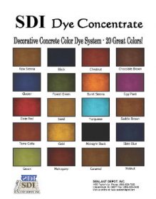 SDI Interior Acetone Dye Concentrate