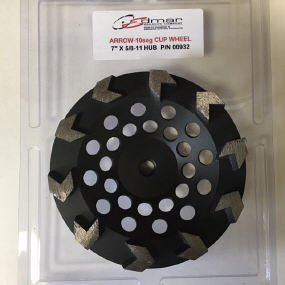 Edmar 7" Arrow Segment Diamond Cup Wheel