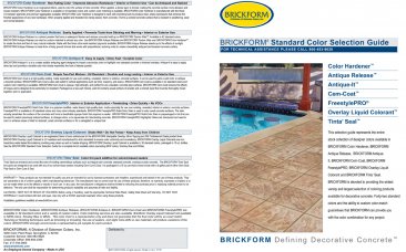 BrickForm Color Hardener