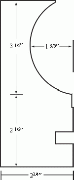 Mortex Standard Cantilever Form (Hemi Profile)