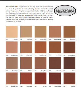 Cement Color Chart