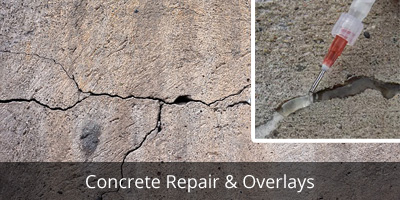 kits and products to repair concrete