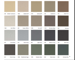 Buddy Rhodes Color Chart