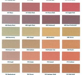 Color Selection Cement Pigment Template