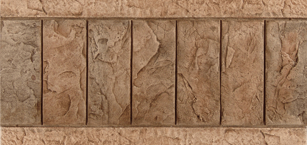Proline Roman Slate Tile Band stamp concrete pattern