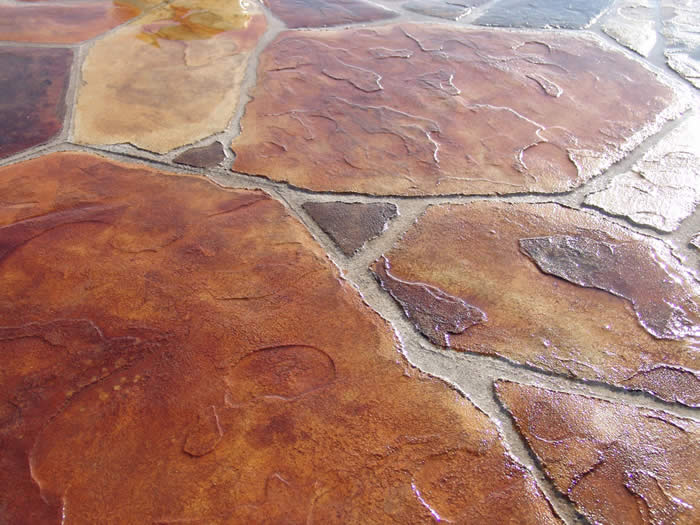 Proline Arizona Flagstone stamped concrete