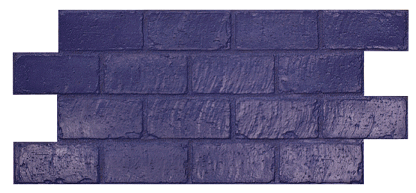 Running Bond Used Brick Stamp Concrete Pattern