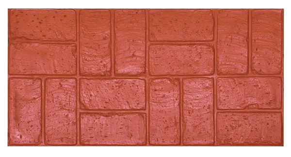 Proline Used Brick Basketweave stamp concrete pattern