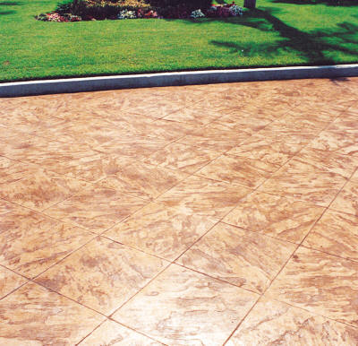Stamped concrete countertops Stamped concrete countertops