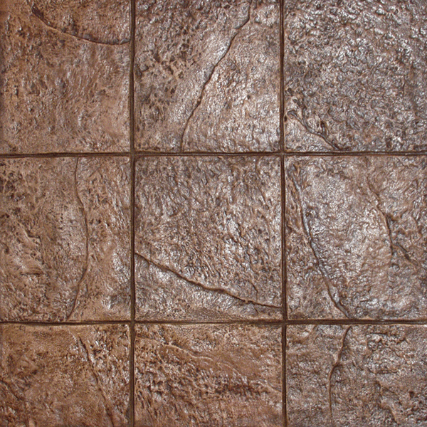 Old Granite Tile Stamped Concrete Pattern