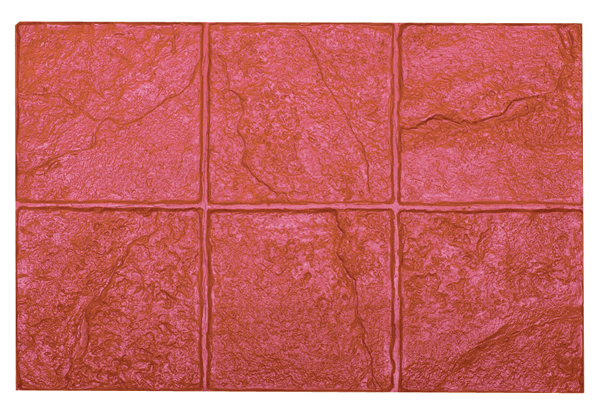Old Granite Tile Stamp Concrete Pattern