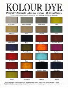 SDI Concrete Dye Color - Kolour Dye for decorative concrete
