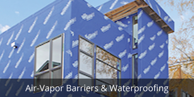 air vapor barriers and waterproofing concrete products
