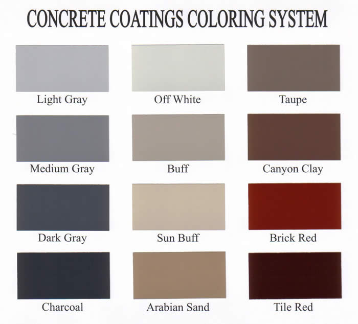 Concrete Coating Coloring System