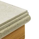 Detailed Decorative Concrete Counter Edge Stock Photo
