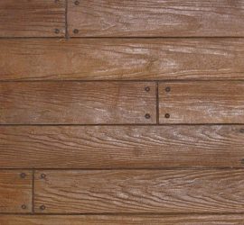 Stamped Concrete Rustic Wood Boardwalk Pennsylvania